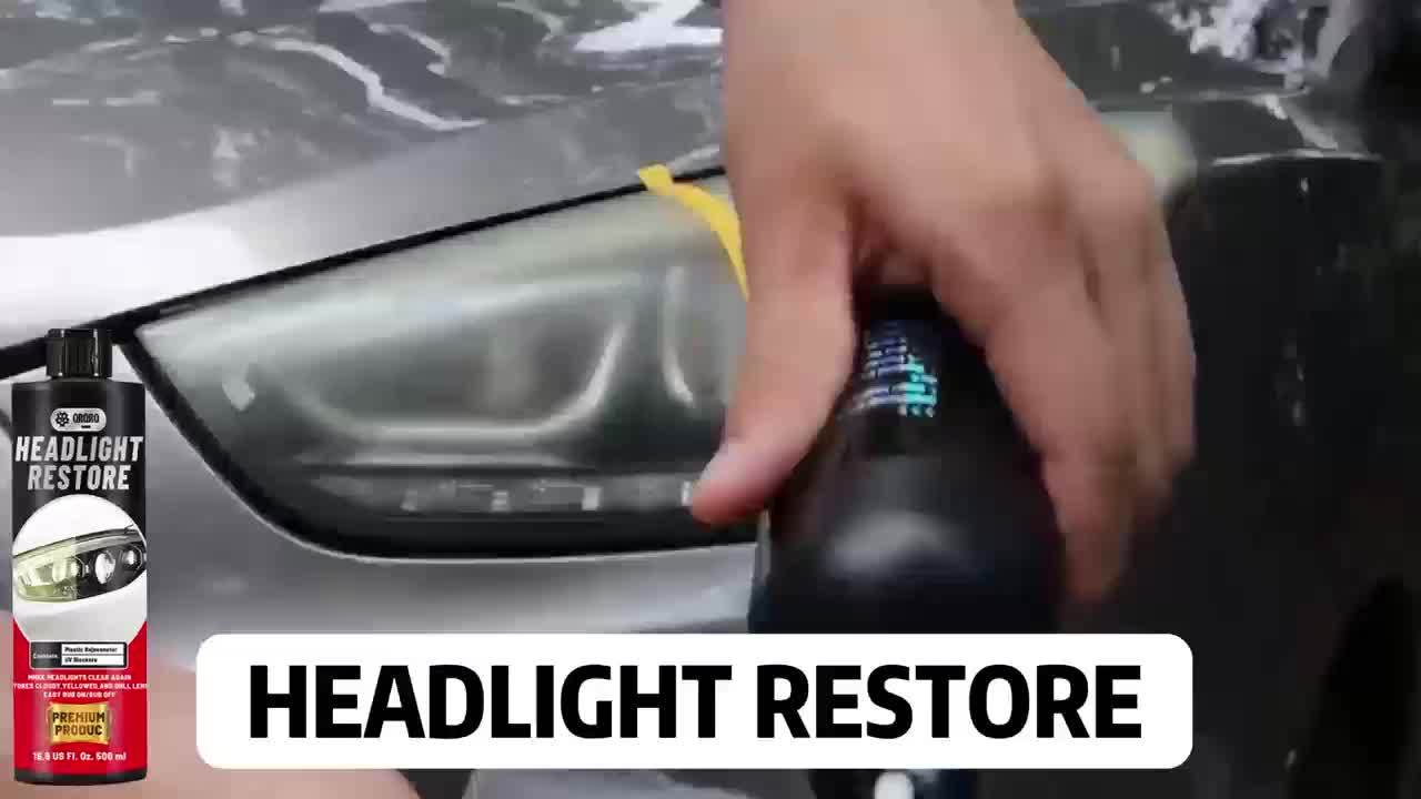 500ml Car Headlight Restoration Maintenance Refurbishment Kit - Polishing Large Capacity