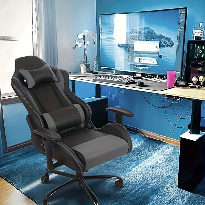 🎮 Recliner Executive Gaming Chair | Ergonomic Office Desk Chair with Wheels | High Back Computer Chair with Lift Armrest, Lumbar Support, Headrest