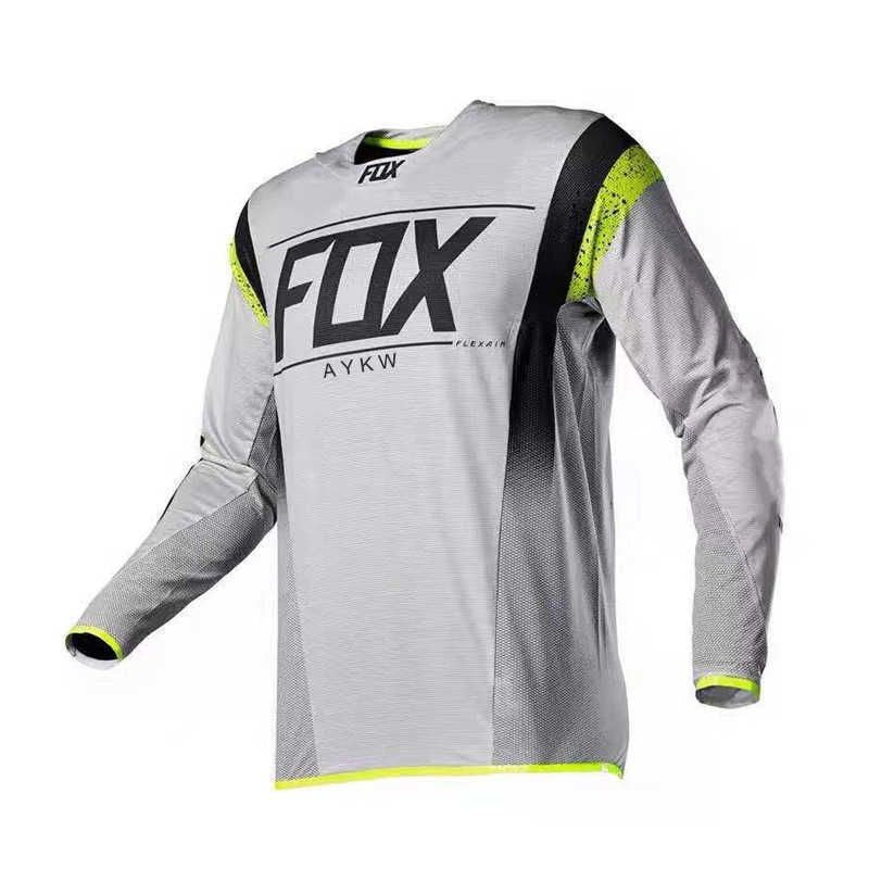 Men'S T Shirt Fox Bike MTB Breathable Sweat Wicking Mountain Bike Cycling Suit Long Sleeve Top Summer Cross-Country Motorcycle I0Ye