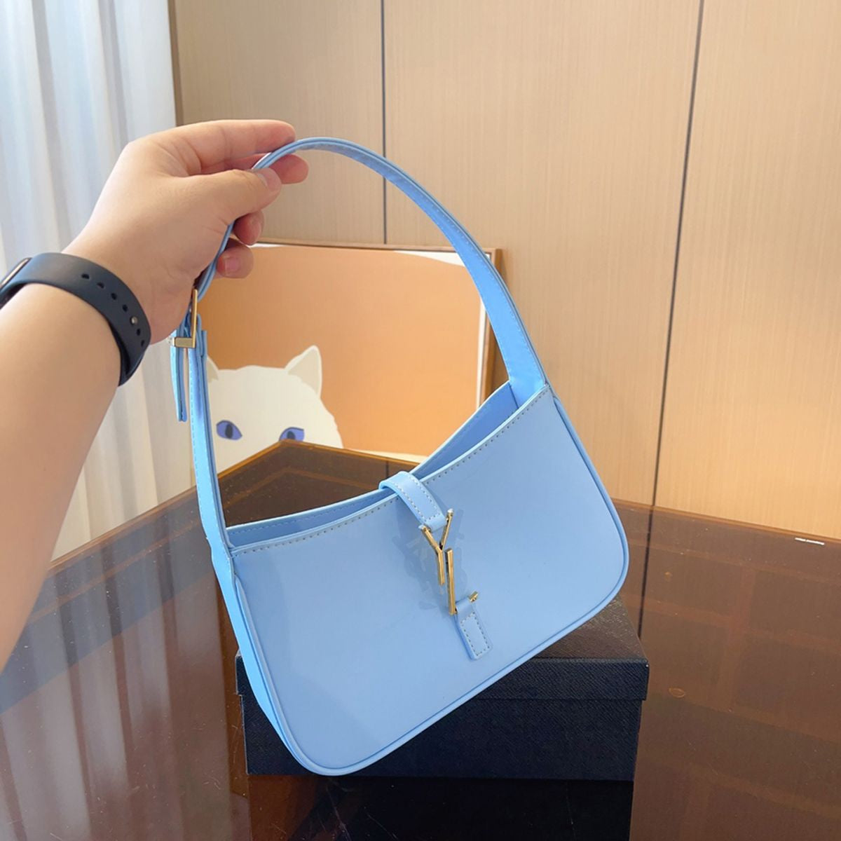 High Quality Cassandre Matelasse Wallets Luxury Women Wallet Mini Purses Crossbody Designer Bag Woman Handbag Shoulder Bags Designers Envelope Handbag Bags 001