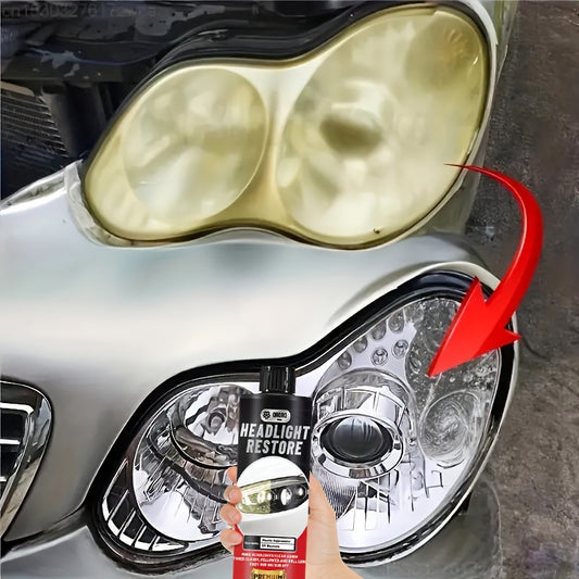 500ml Car Headlight Restoration Maintenance Refurbishment Kit - Polishing Large Capacity