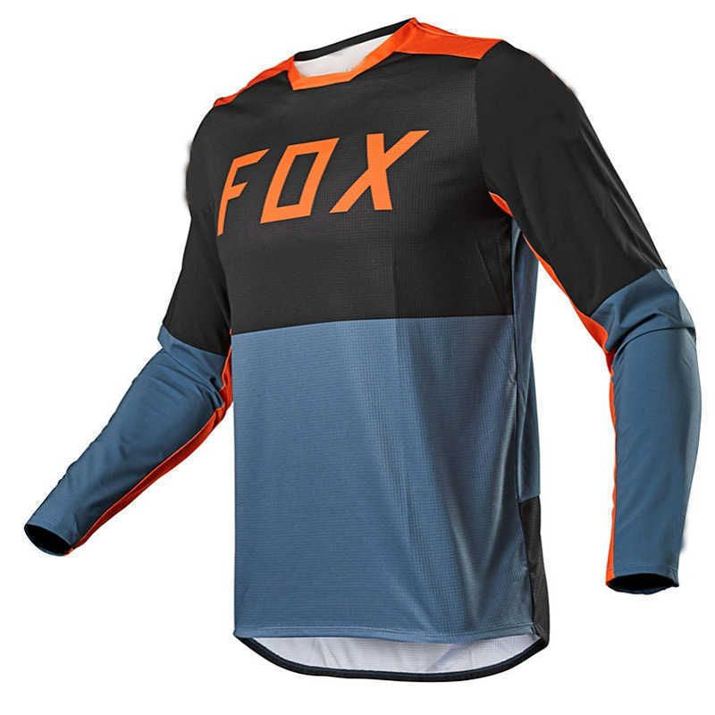 Men'S T Shirt Fox Bike MTB Breathable Sweat Wicking Mountain Bike Cycling Suit Long Sleeve Top Summer Cross-Country Motorcycle I0Ye