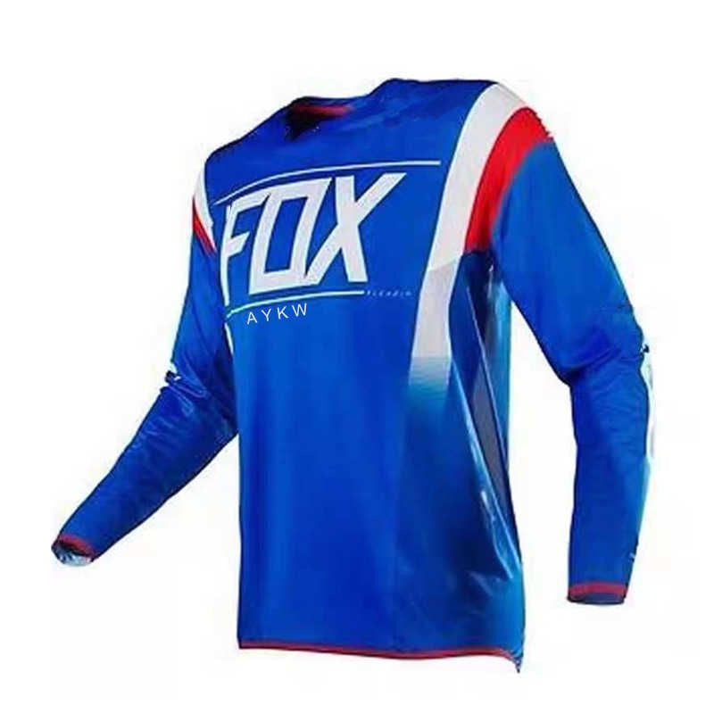 Men'S T Shirt Fox Bike MTB Breathable Sweat Wicking Mountain Bike Cycling Suit Long Sleeve Top Summer Cross-Country Motorcycle I0Ye