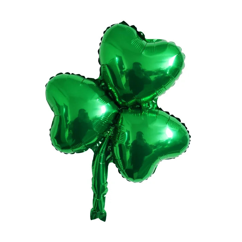 5pcs Ireland St Patrick's Day Balloon decoration St. Patrick's Day Green Shamrock Balloon St Patrick's Day party decoration