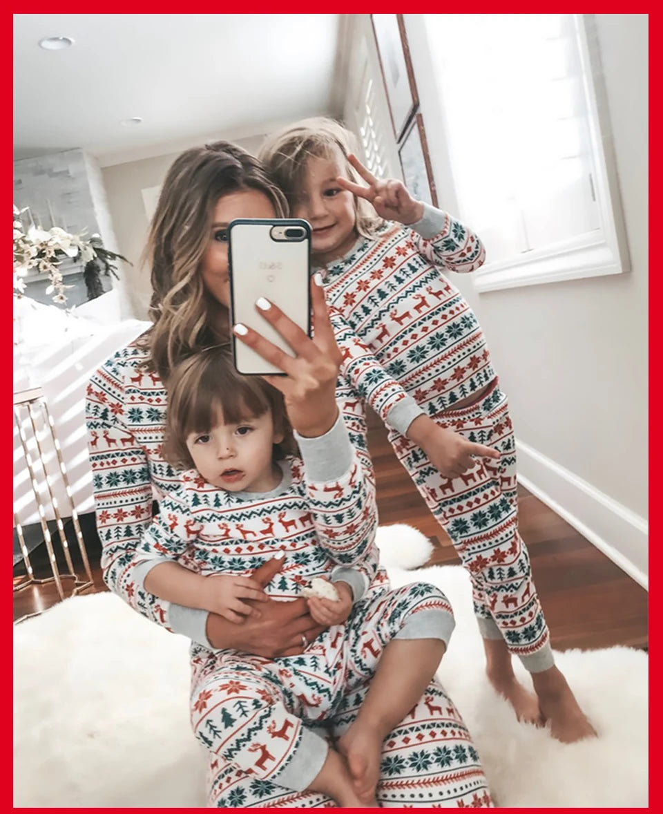 Christmas Family Matching Pajamas – New Year & Xmas PJs for the Whole Family! 🎄✨