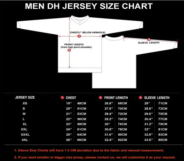 Off-road motorcycle jersey downhill sweatshirt moisture wicking cycling mountain bike quick-drying sweatshirt men's cycling wear