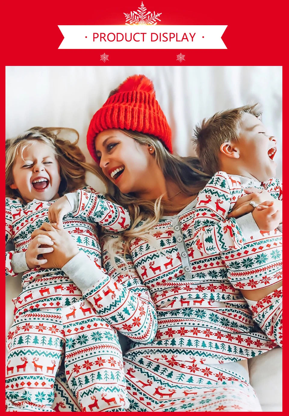 Christmas Family Matching Pajamas – New Year & Xmas PJs for the Whole Family! 🎄✨