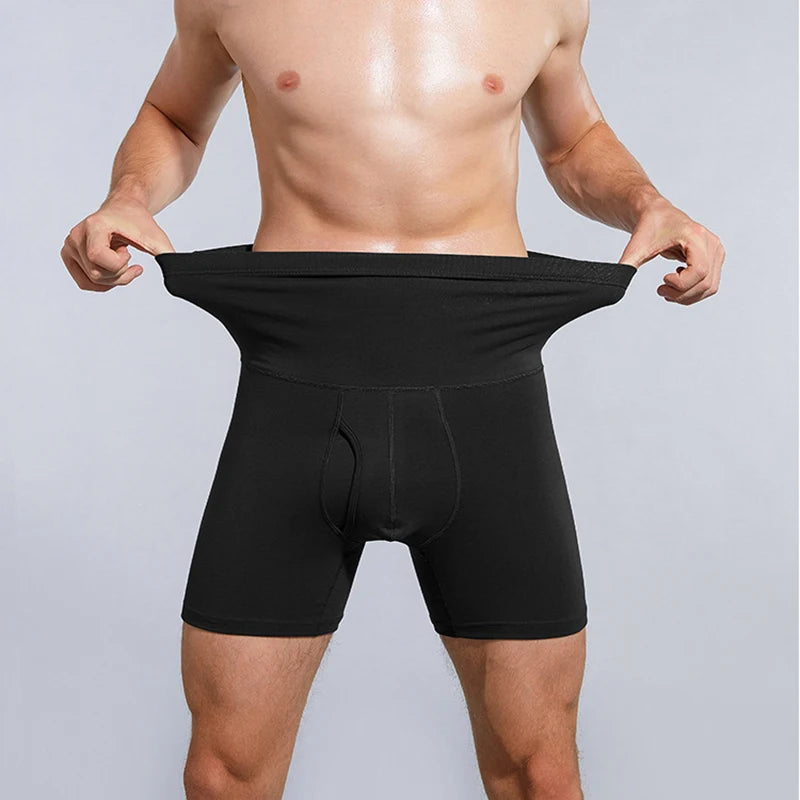 Men's Boxer Underwear | Cotton Waistband Anti-Wear High Waist Sports Men’s Panties | Comfortable Male Boxer Shorts