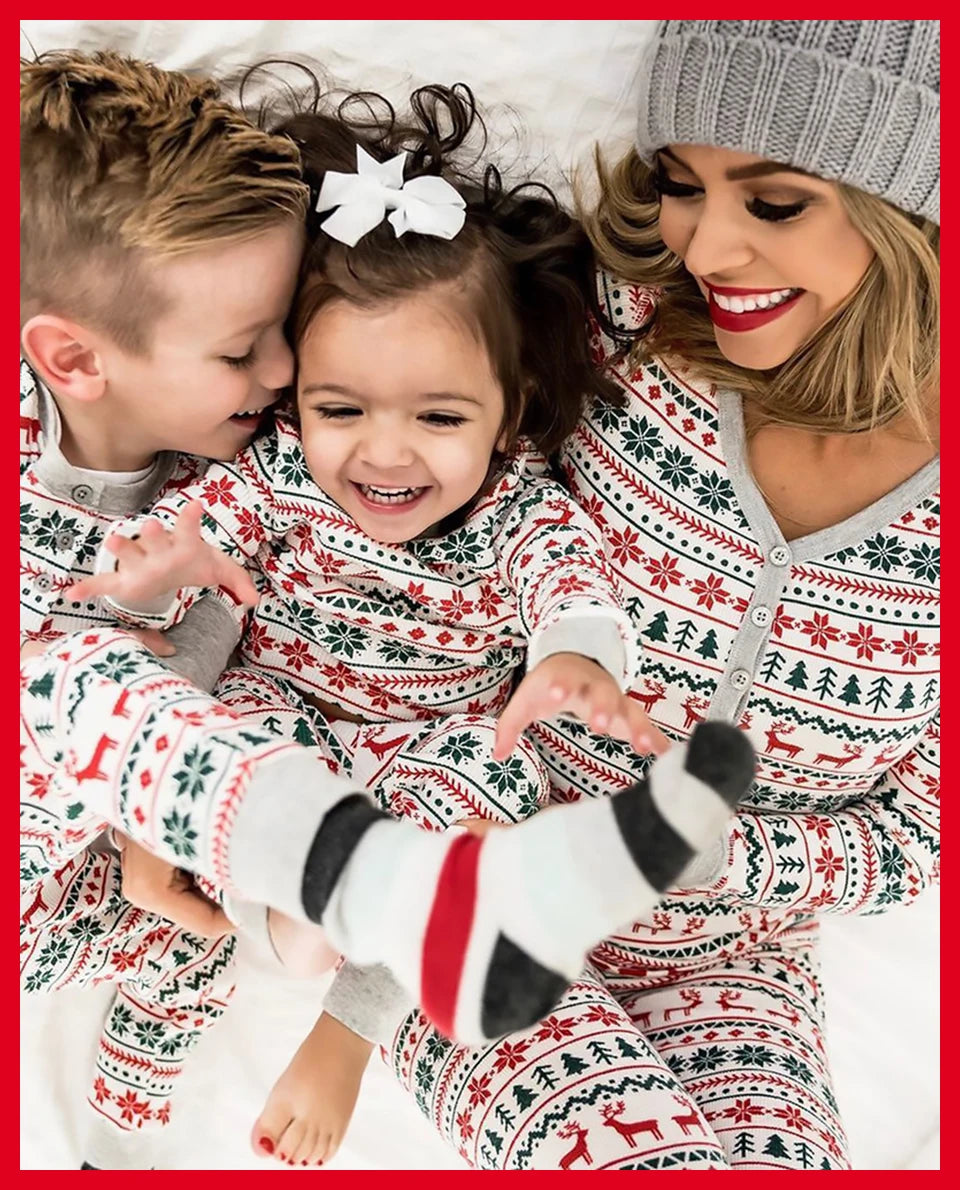 Christmas Family Matching Pajamas – New Year & Xmas PJs for the Whole Family! 🎄✨