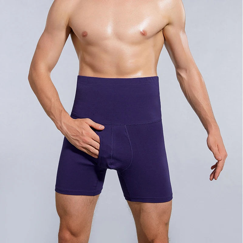 Men's Boxer Underwear | Cotton Waistband Anti-Wear High Waist Sports Men’s Panties | Comfortable Male Boxer Shorts