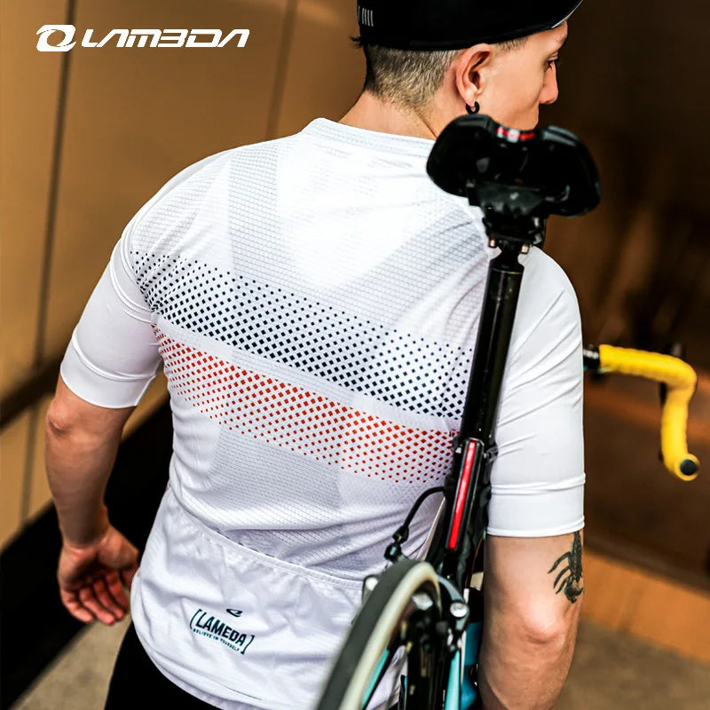 Men's Summer Cycling Jersey 🚴‍♂️ | Breathable, Quick-Dry MTB & Road Bike Shirt | Short Sleeve Sportswear