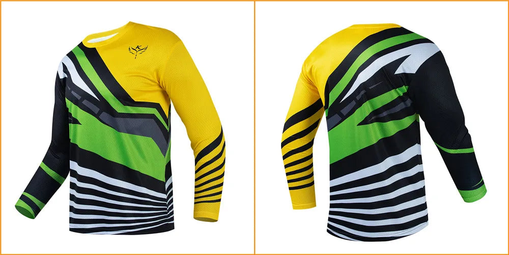 XS - S - M - L MTB Downhill Jersey 🚵‍♀️ | Unisex Motocross & Cycling Enduro Shirt