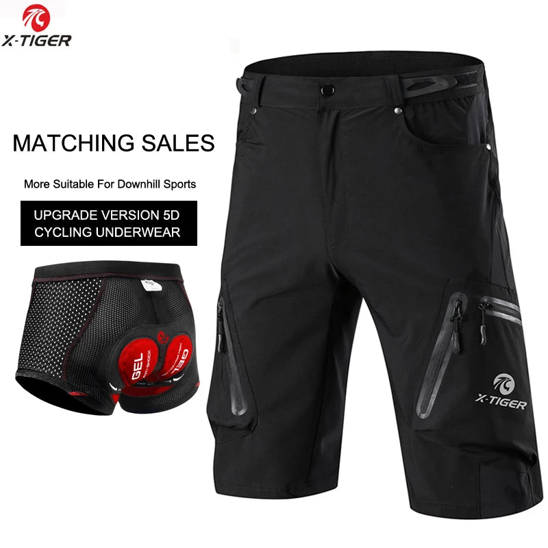 Men's MTB Bike Shorts 🚴‍♂️ | Loose Fit, Lightweight, Quick-Dry Cycling Shorts | Summer Outdoor Sports