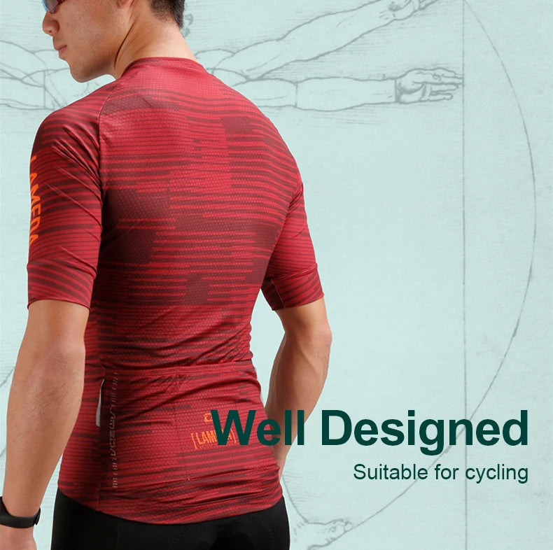 Men's Summer Cycling Jersey 🚴‍♂️ | Breathable, Quick-Dry MTB & Road Bike Shirt | Short Sleeve Sportswear