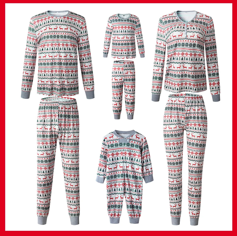 Christmas Family Matching Pajamas – New Year & Xmas PJs for the Whole Family! 🎄✨