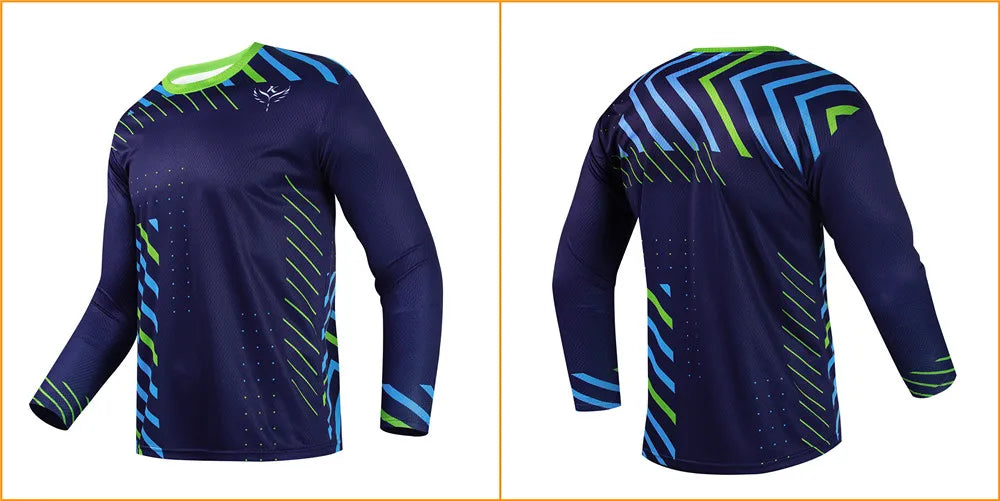 XL - XXL - XXXL MTB Downhill Jersey 🚵‍♀️ | Unisex Motocross & Cycling Enduro Shirt