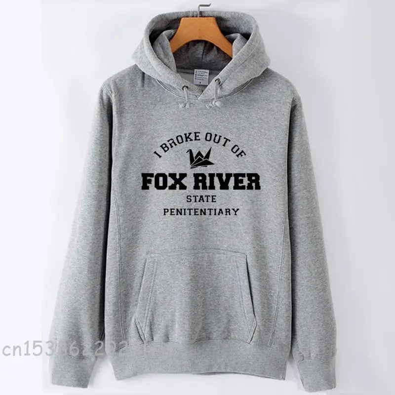 🔥 HipHop Hooded Pullover for Men 🚶‍♂️ | Fox River Vibes & Paper Crane Style 🦊