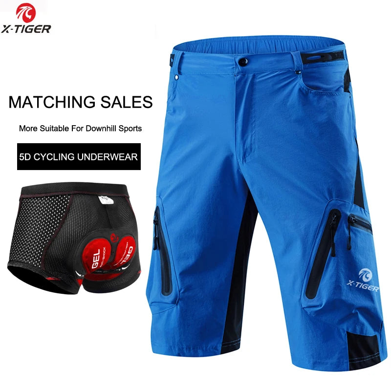 Men's MTB Bike Shorts 🚴‍♂️ | Loose Fit, Lightweight, Quick-Dry Cycling Shorts | Summer Outdoor Sports