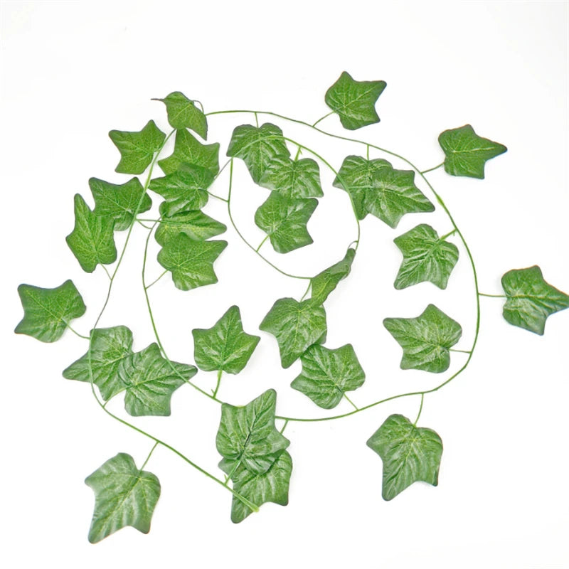 2M Artificial Ivy Vine – Realistic Green Leaves for Home, Wedding & Party Decor 🌿