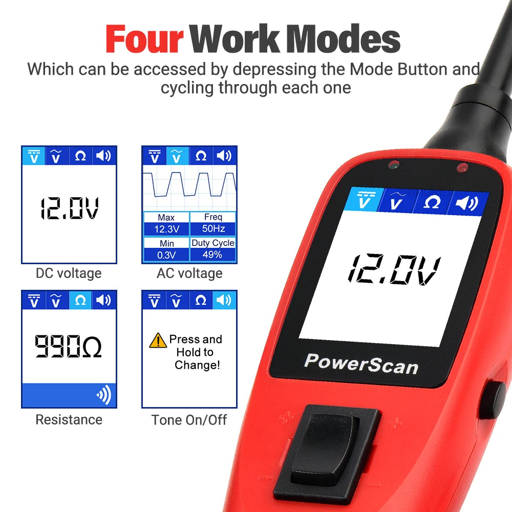 🔧 Autel PowerScan PS100 Power Circuit Probe Kit - Automotive Circuit Tester 🔧