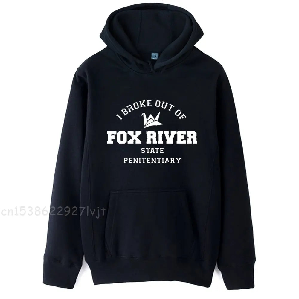 🔥 HipHop Hooded Pullover for Men 🚶‍♂️ | Fox River Vibes & Paper Crane Style 🦊