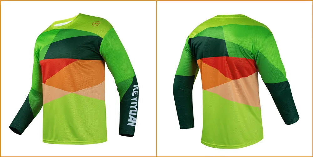 XL - XXL - XXXL MTB Downhill Jersey 🚵‍♀️ | Unisex Motocross & Cycling Enduro Shirt