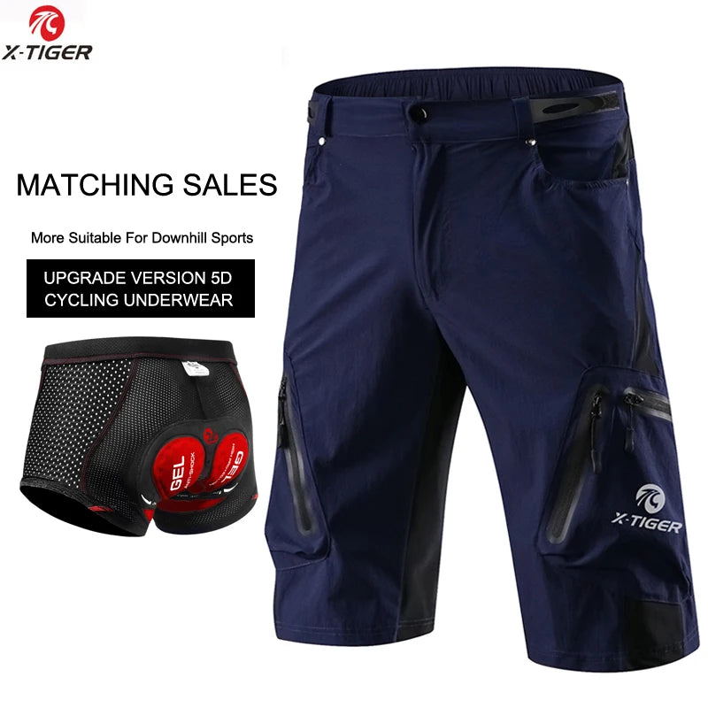 Men's MTB Bike Shorts 🚴‍♂️ | Loose Fit, Lightweight, Quick-Dry Cycling Shorts | Summer Outdoor Sports