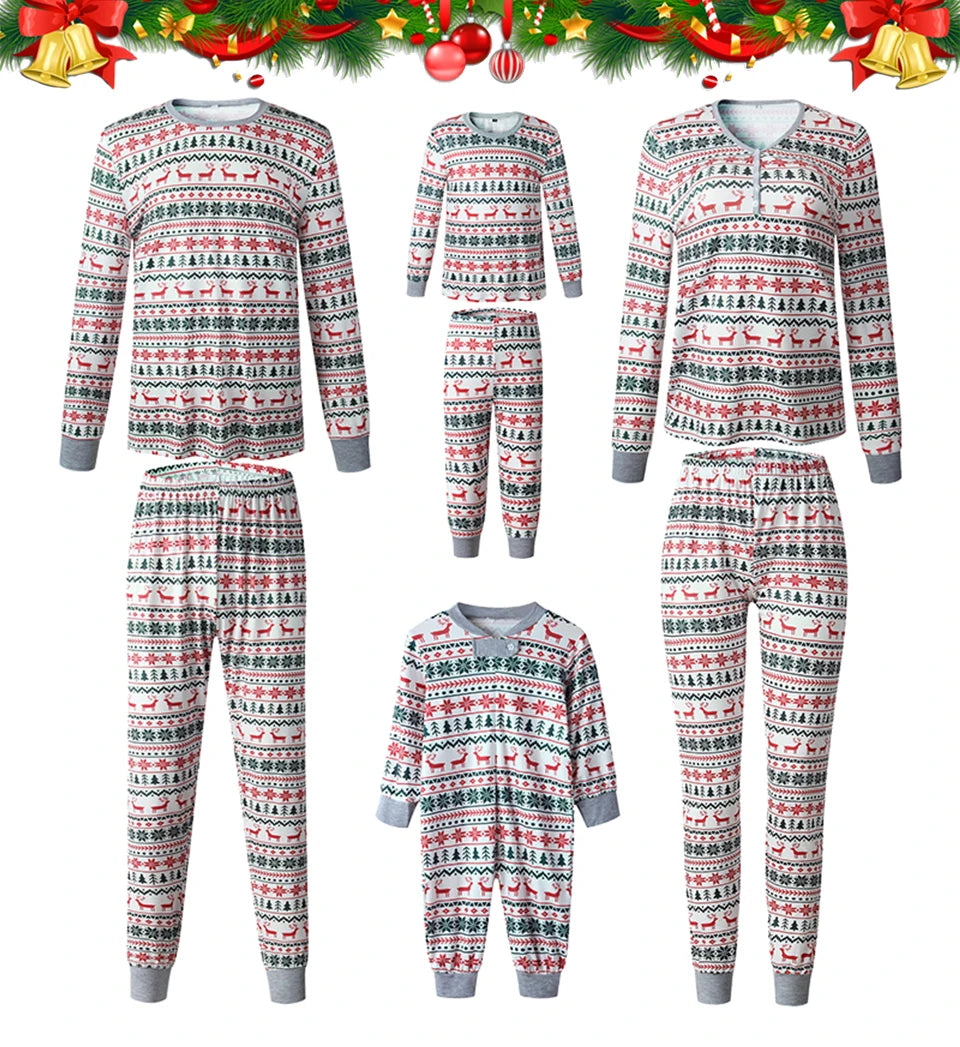 Christmas Family Matching Pajamas – New Year & Xmas PJs for the Whole Family! 🎄✨