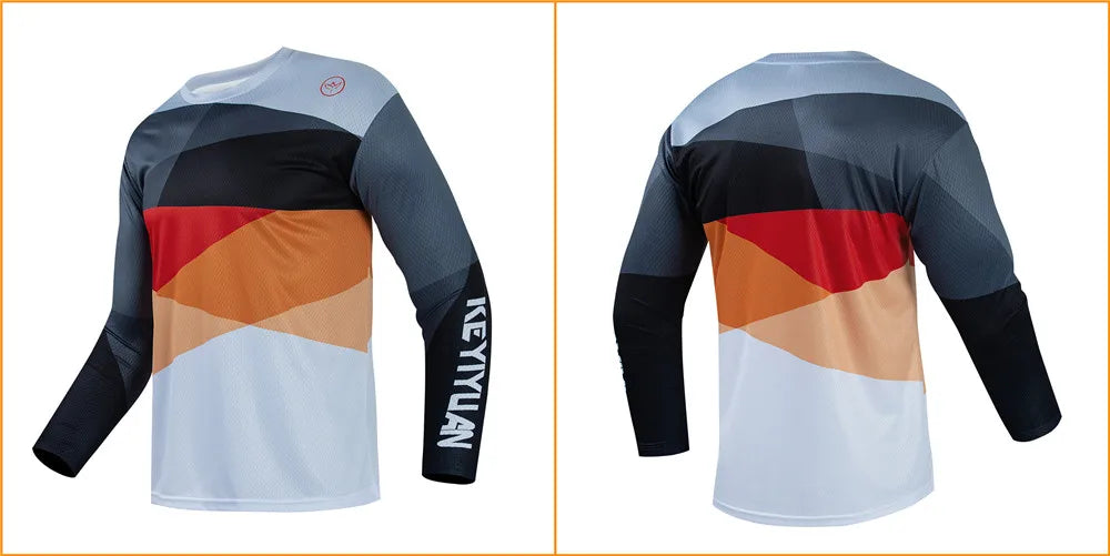 XS - S - M - L MTB Downhill Jersey 🚵‍♀️ | Unisex Motocross & Cycling Enduro Shirt