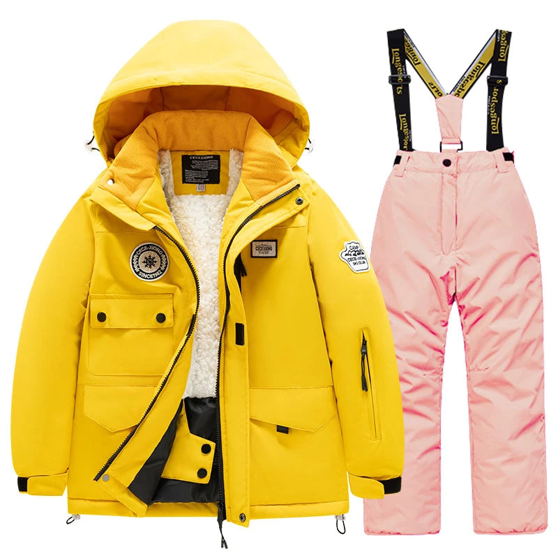 Kids' Waterproof Ski Suit Set – Warm Winter Snow Jacket & Pants for Boys & Girls ❄️