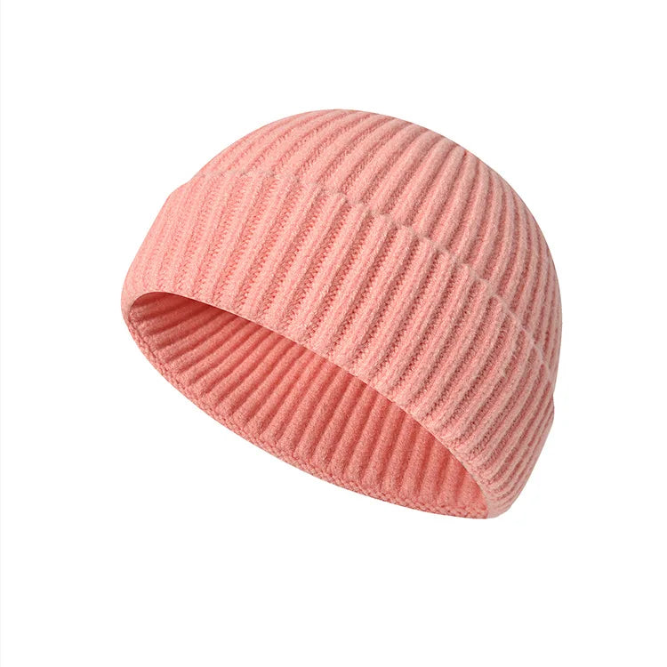 Winter Knittted Cap  Solid Hip Hop Cap Unisex Skullies & Beanies