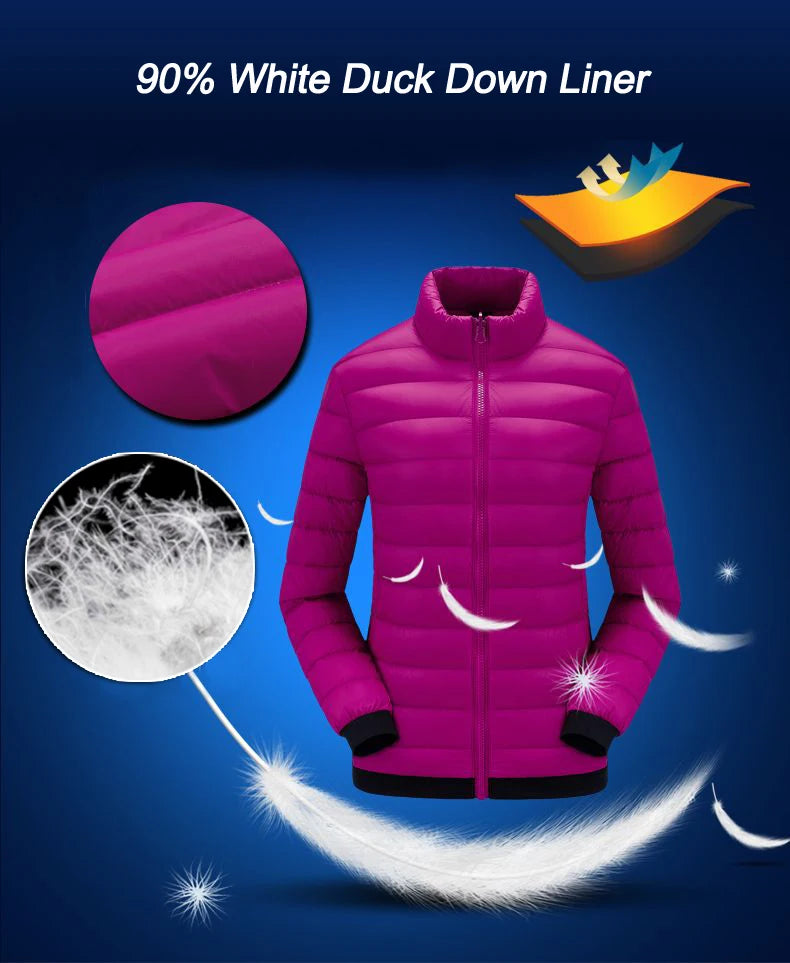 New Women’s Ski Suit ⛷️ Waterproof Windproof Snowboard Set – Warm Down Jacket & Snow Pants