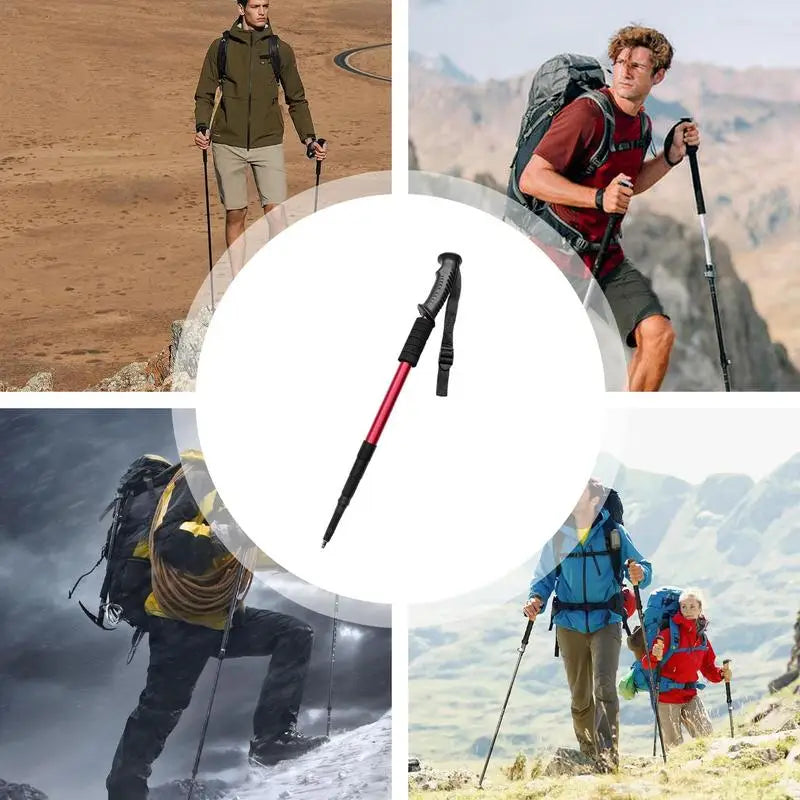 🌲 Walking Sticks for Hiking | Lightweight Aluminum Alloy, Cork Grips, Adjustable Length, Shock Absorption