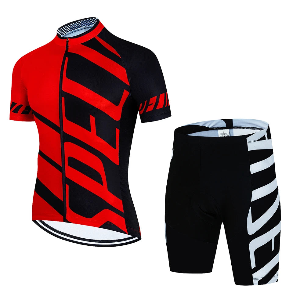 Men's Summer Cycling Jersey Set 🚴‍♂️ | Breathable Quick-Dry MTB Bike Suit | Ropa Ciclismo