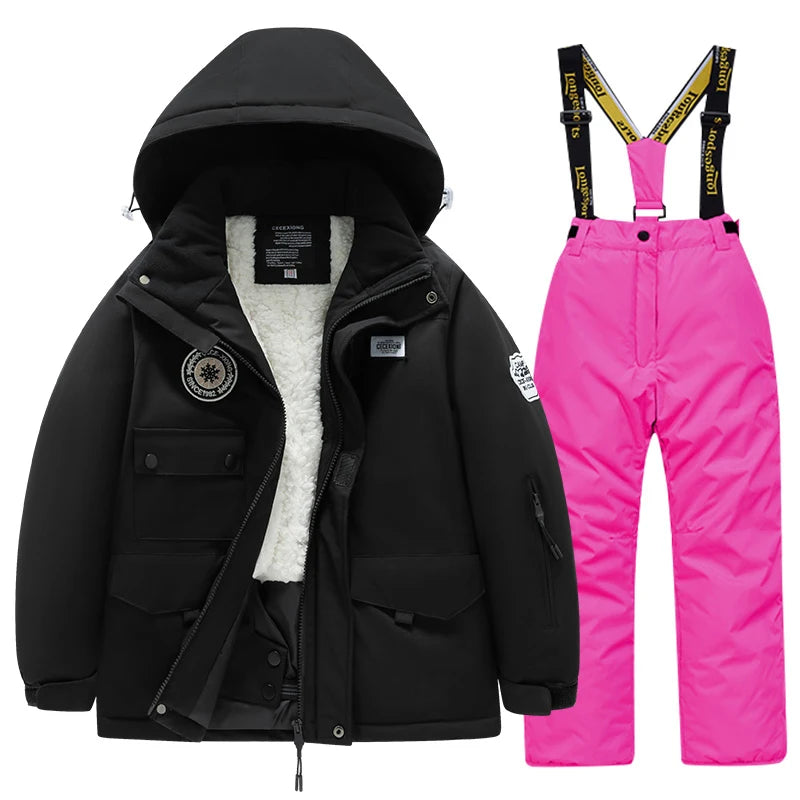 Kids' Waterproof Ski Suit Set – Warm Winter Snow Jacket & Pants for Boys & Girls ❄️