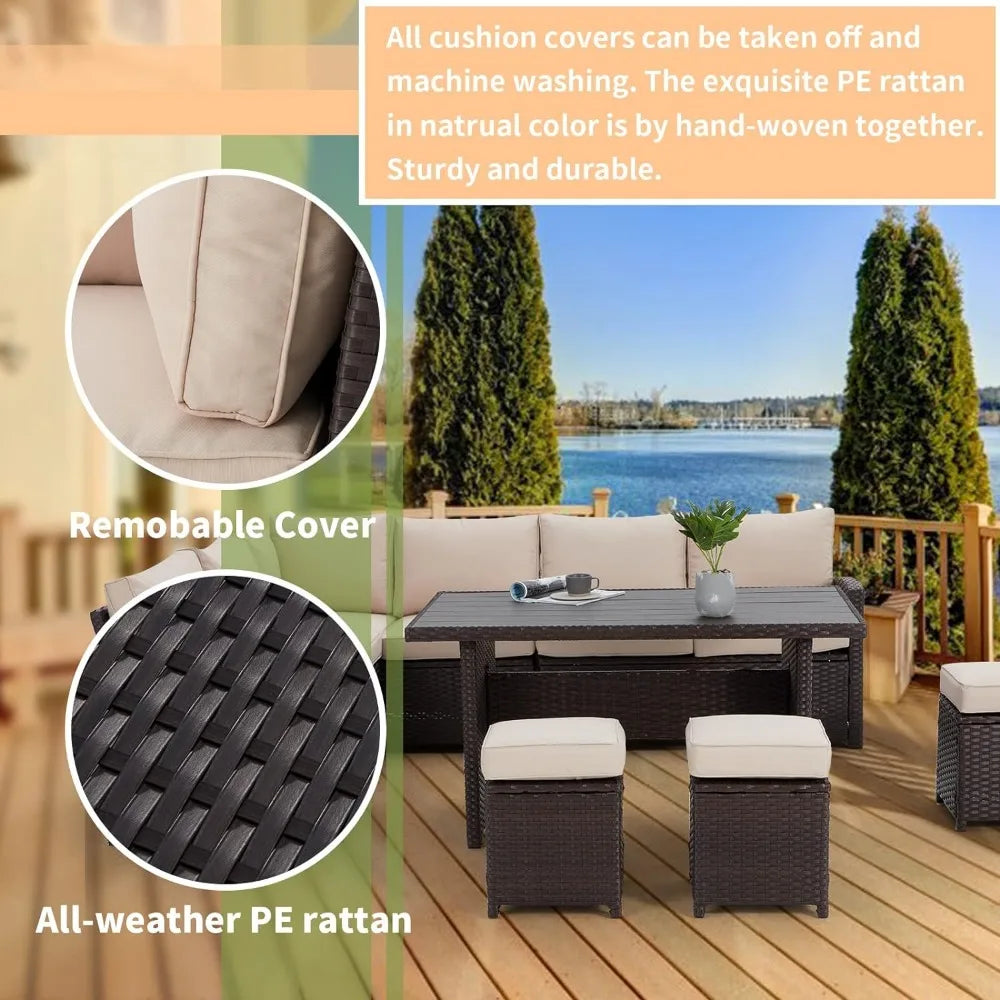 7 Pieces Patio Furniture Set 🌿🏡