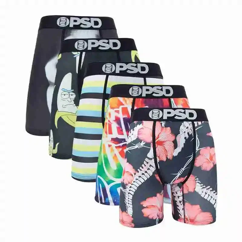 🔥 5PCS Sexy Men’s Boxer Shorts 🔥 Cueca Male Panties | Lingerie Men Underpants | Stylish Boxershorts | Boxerbriefs | Size Briefs