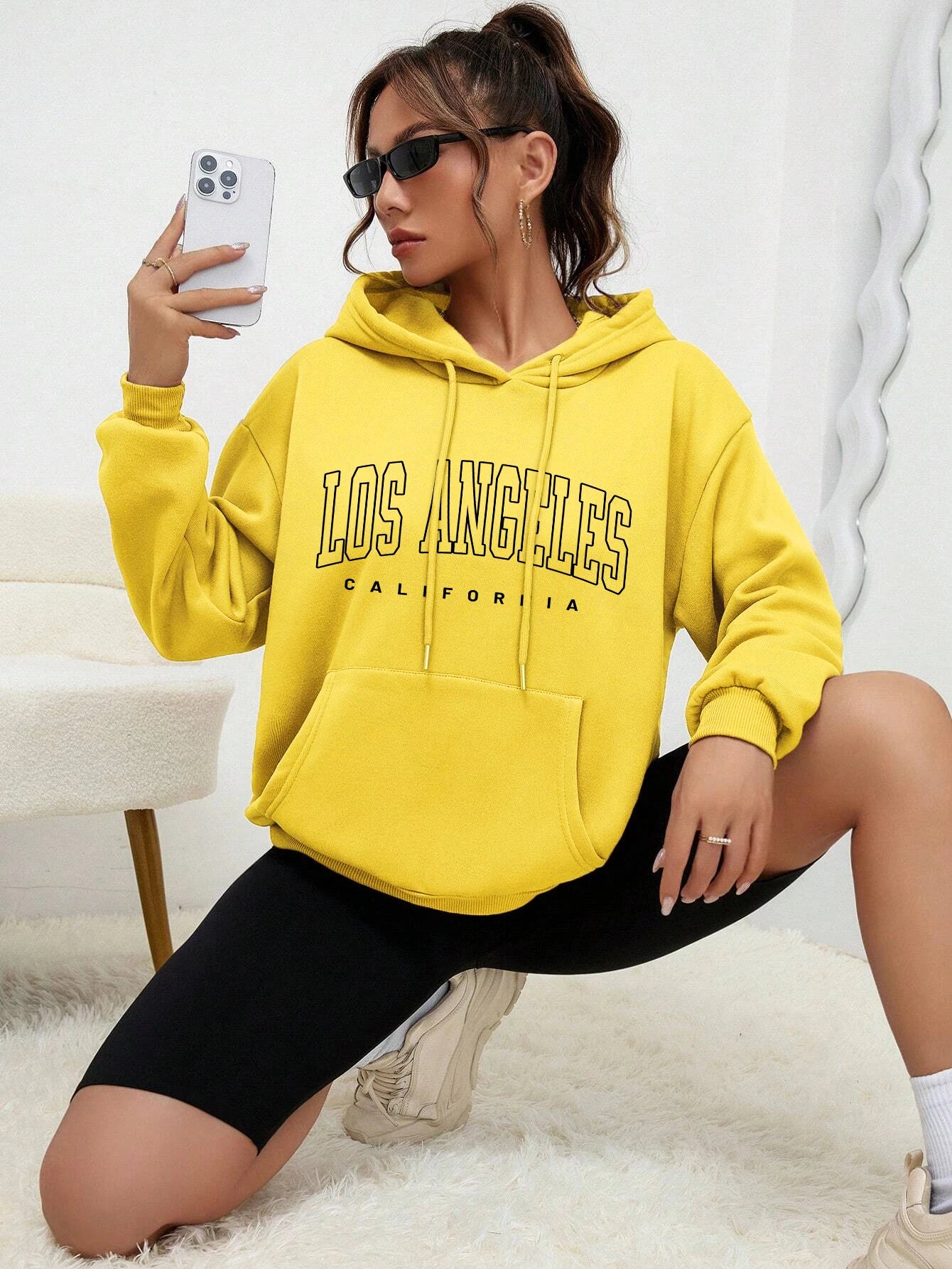 Art Print Women's Sweatshirt 🧥 | Streetwear Hip Hop Style | Casual Fleece Hoodie