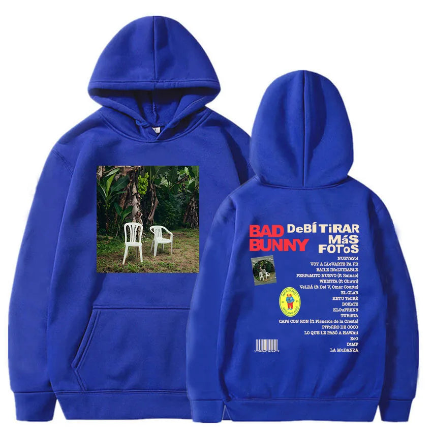 Debí Tirar MásFotos Hoodies 2025 Album Printing Sweatshirts Winter Casual Sudaderas Para Mujer Y Hombres