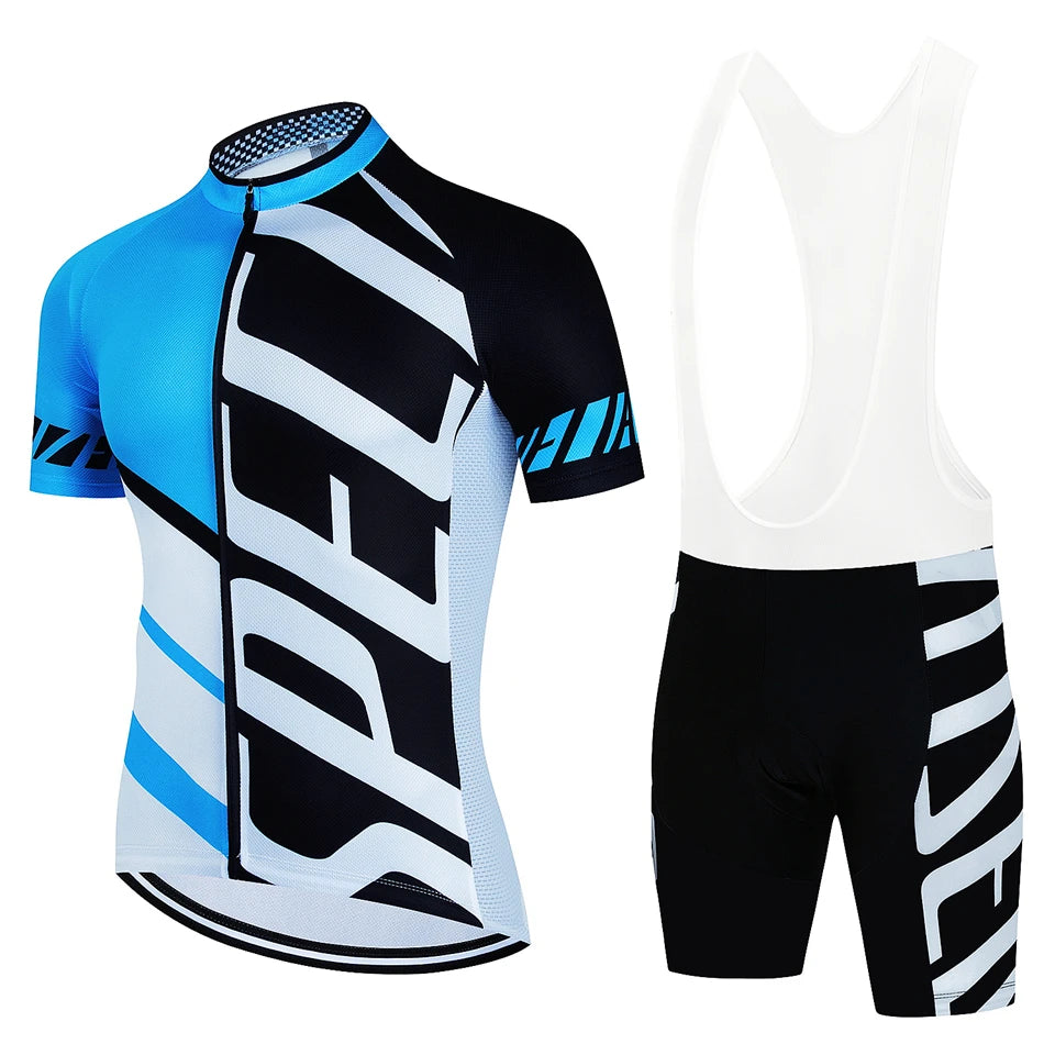 Men's Summer Cycling Jersey Set 🚴‍♂️ | Breathable Quick-Dry MTB Bike Suit | Ropa Ciclismo