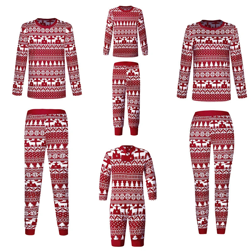 Christmas Pajamas Sets - Stylish Festival-Themed Family Set! 🎉👨‍👩‍👧