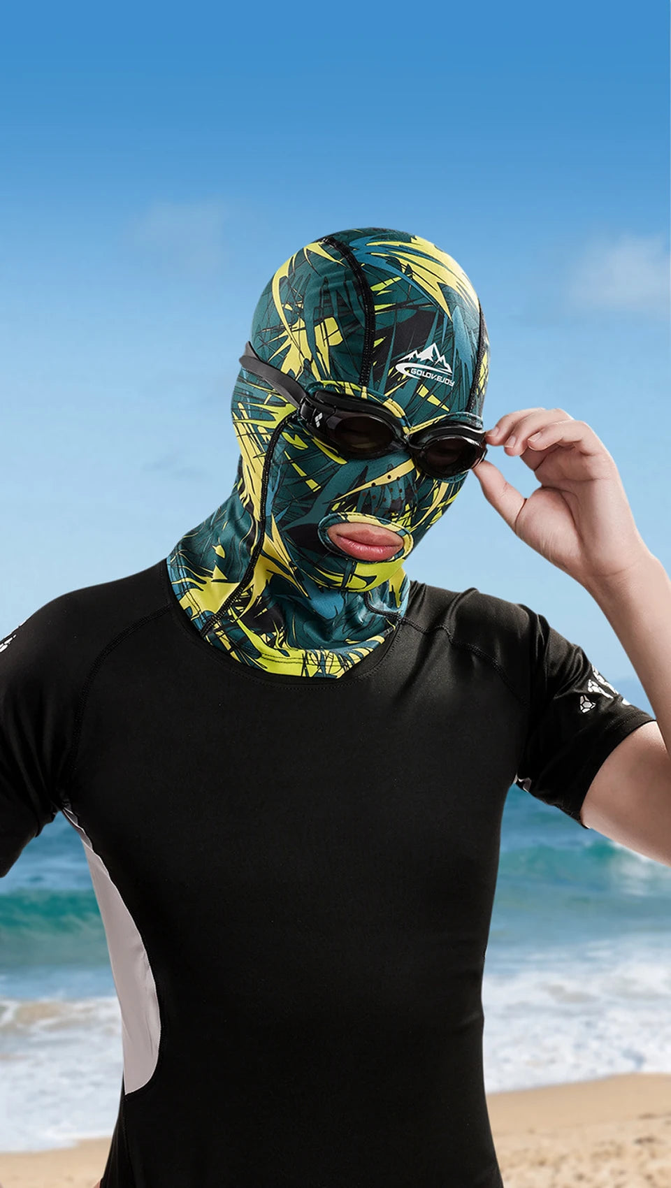 Breathable Cycling Balaclava | Ice Silk Facekini with UPF50+ Sun Protection | Outdoor Sports Headwear for Men & Women"