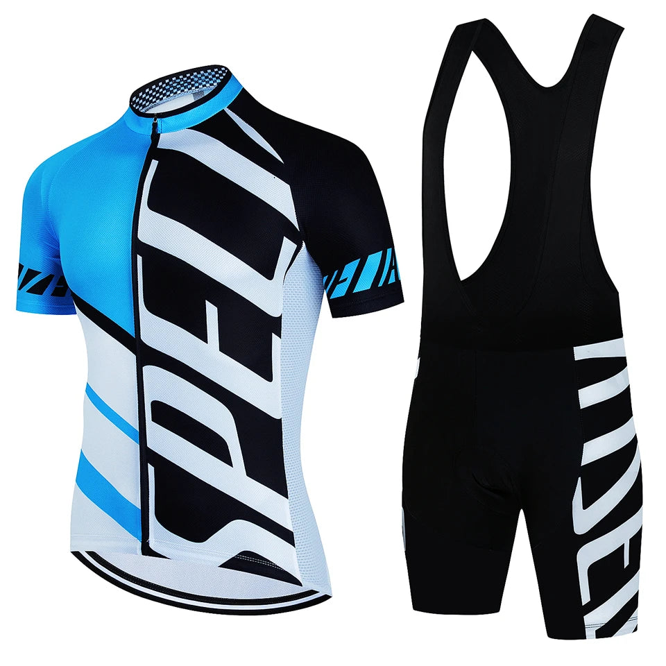 Men's Summer Cycling Jersey Set 🚴‍♂️ | Breathable Quick-Dry MTB Bike Suit | Ropa Ciclismo