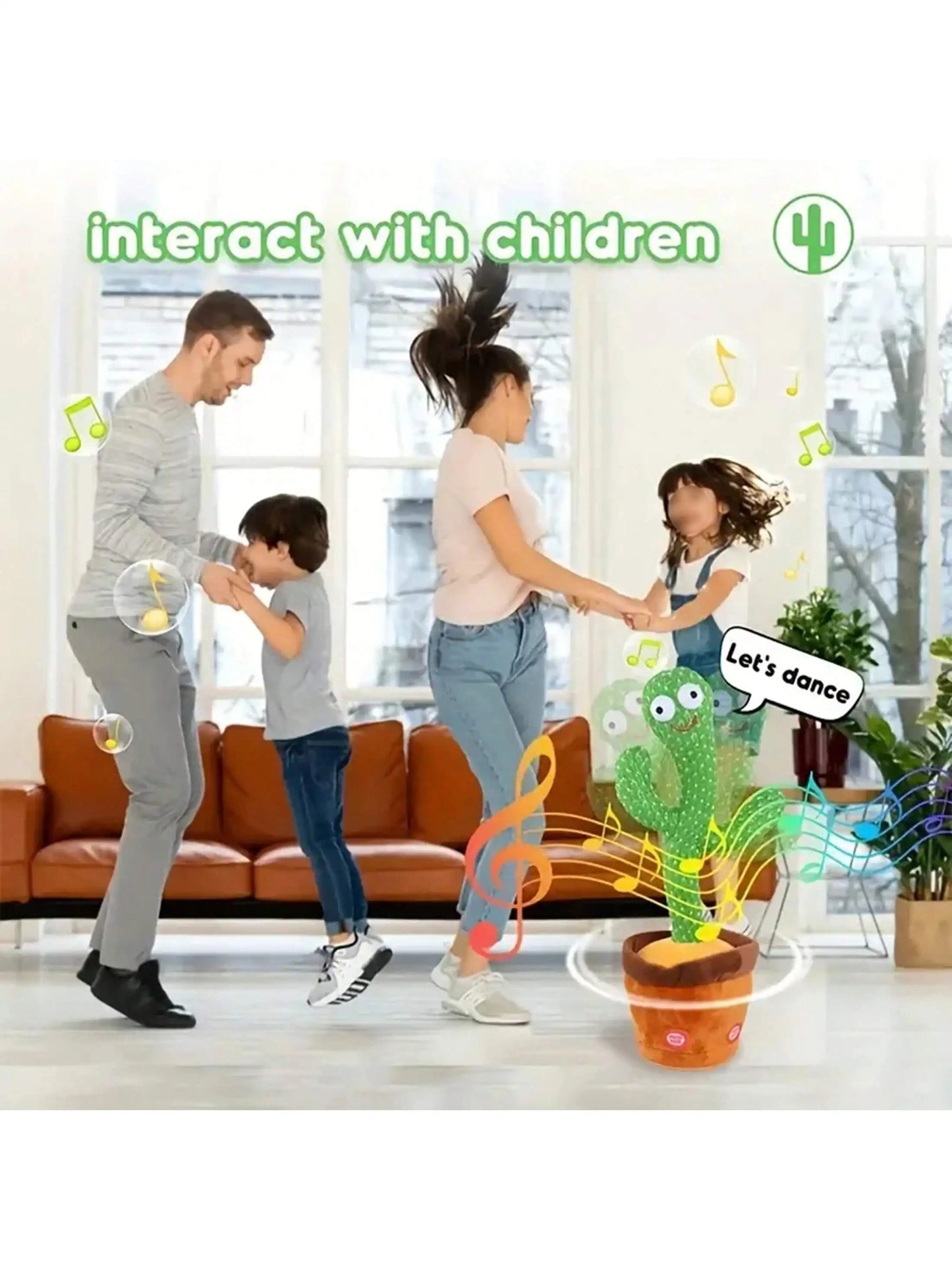 🌵 Dancing Talking Cactus Toy for Baby Boys and Girls 🌵