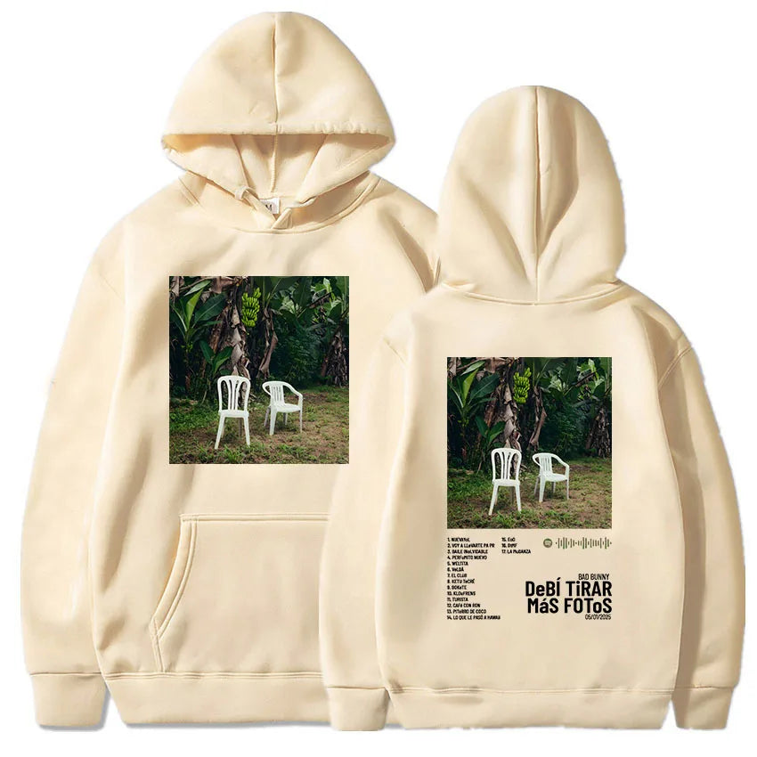 Debí Tirar MásFotos Hoodies 2025 Album Printing Sweatshirts Winter Casual Sudaderas Para Mujer Y Hombres