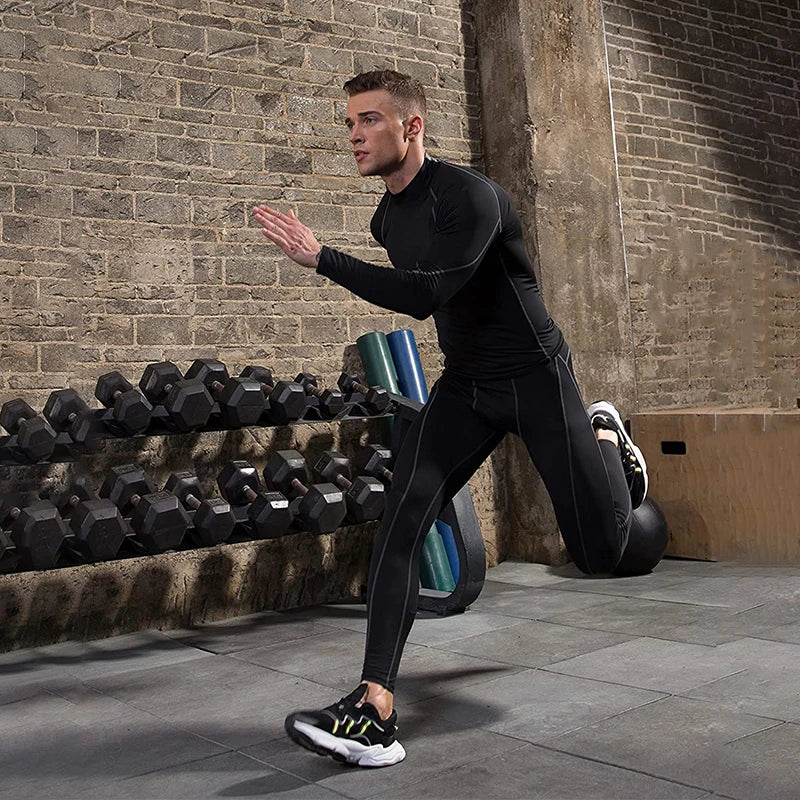 🏋️‍♂️ Elevate Your Workout with Our Men's Quick Dry Compression Sport T-shirt! 🌟