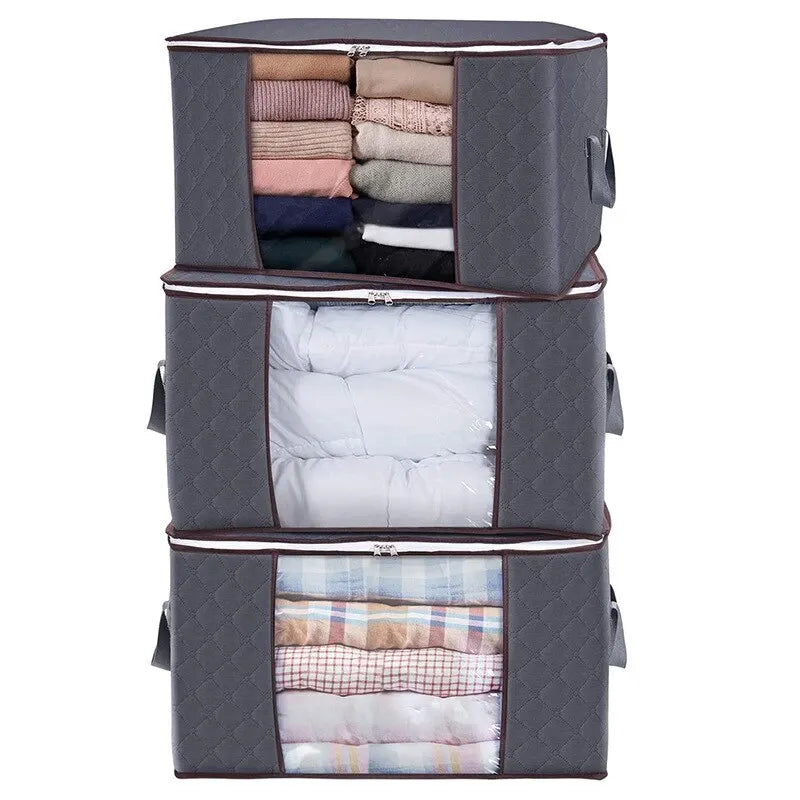 🌟 6pcs/Set Foldable Fabric Storage Bags – Optimize Your Storage Space! 🌟