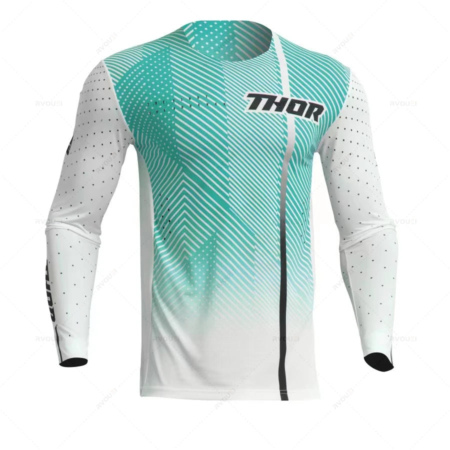 XL - XXL - XXXL Performance MTB & Motocross Jersey 🚴‍♂️ | Quick-Dry Enduro DH Shirt