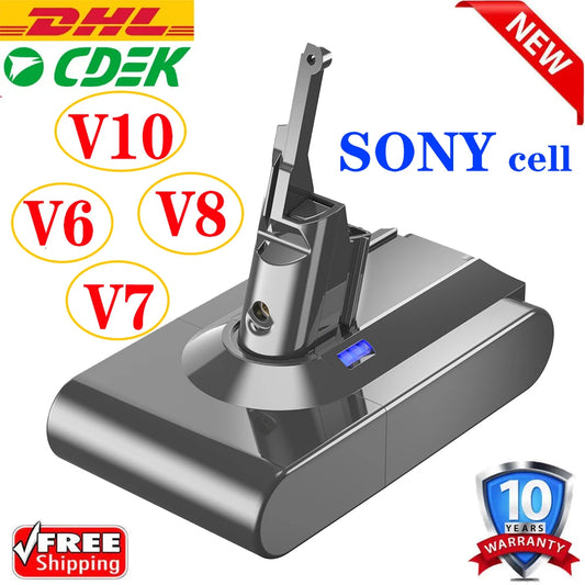 🔋 Replacement Battery for Dyson V10, V7, V8, V6 Cordless Vacuum Cleaners 🔋