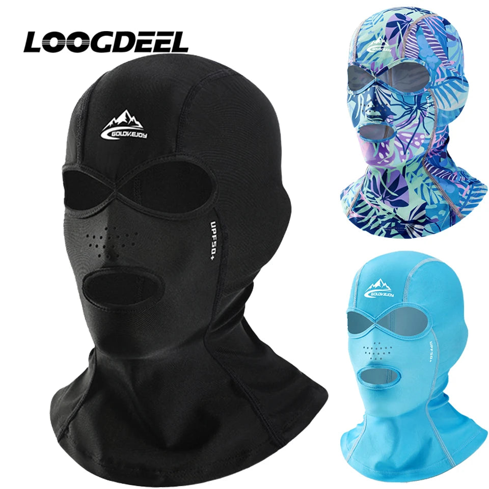 Breathable Cycling Balaclava | Ice Silk Facekini with UPF50+ Sun Protection | Outdoor Sports Headwear for Men & Women"